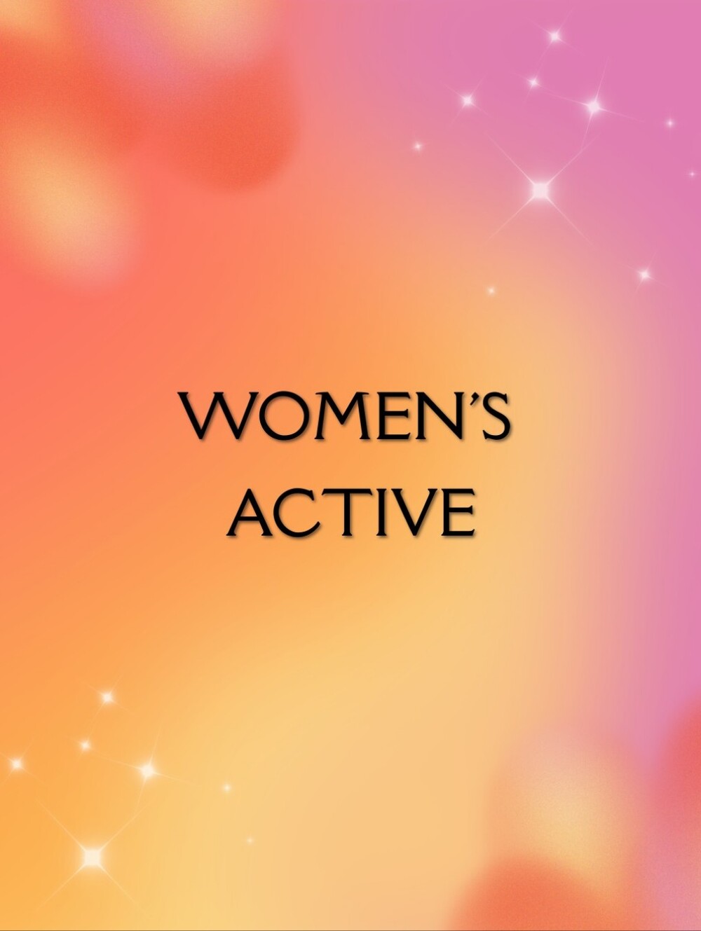Women's active wear